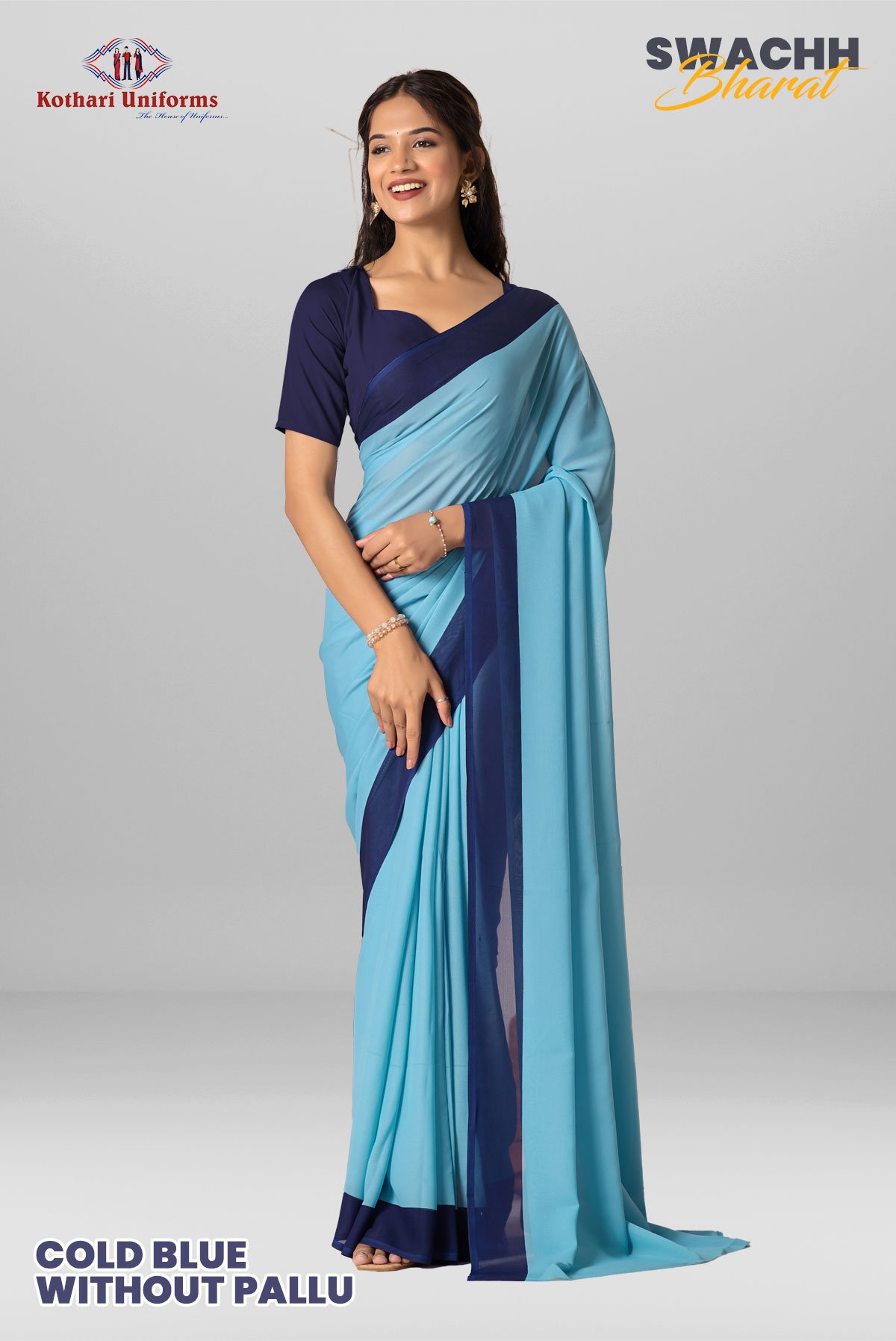 Blue Saree