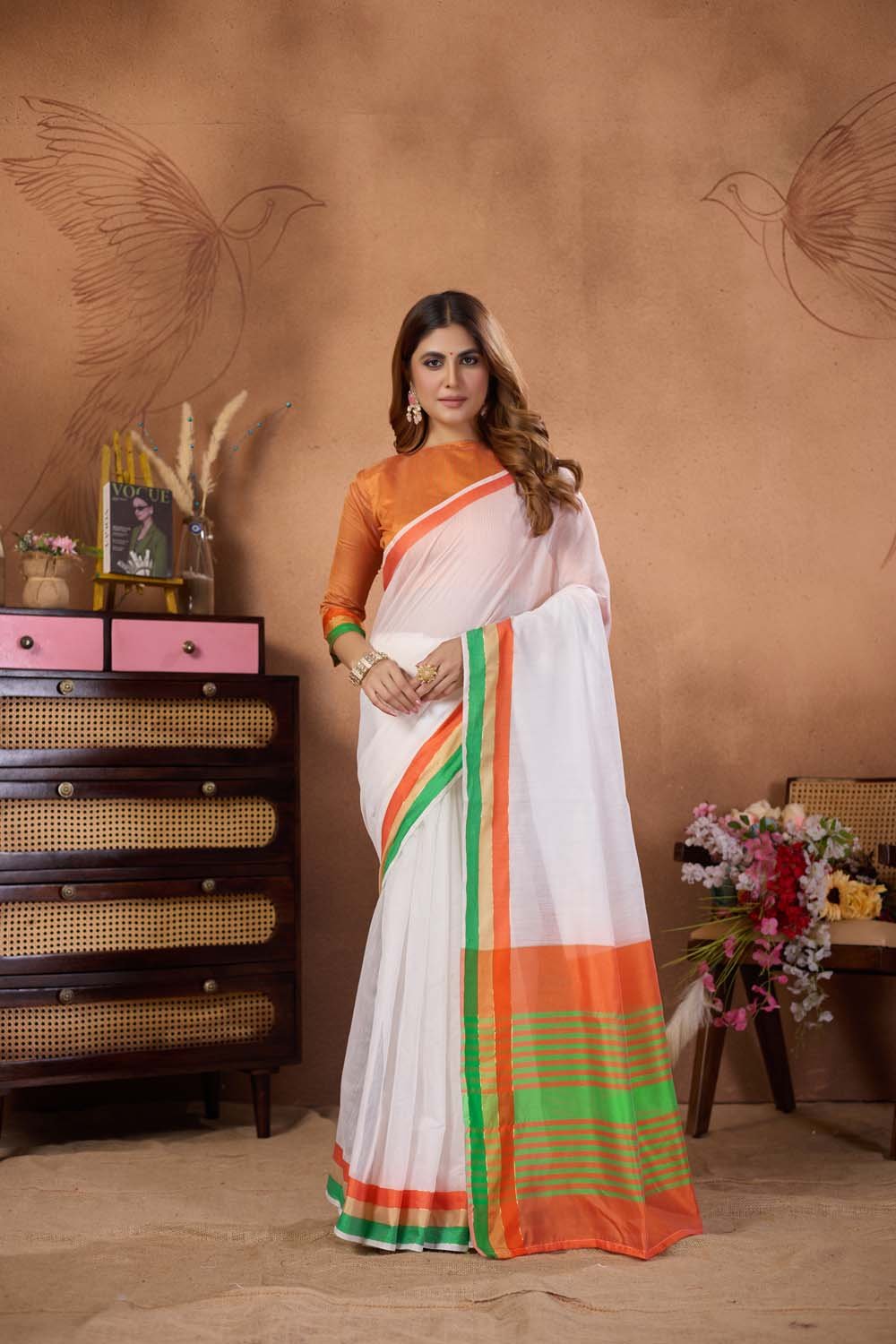White Saree